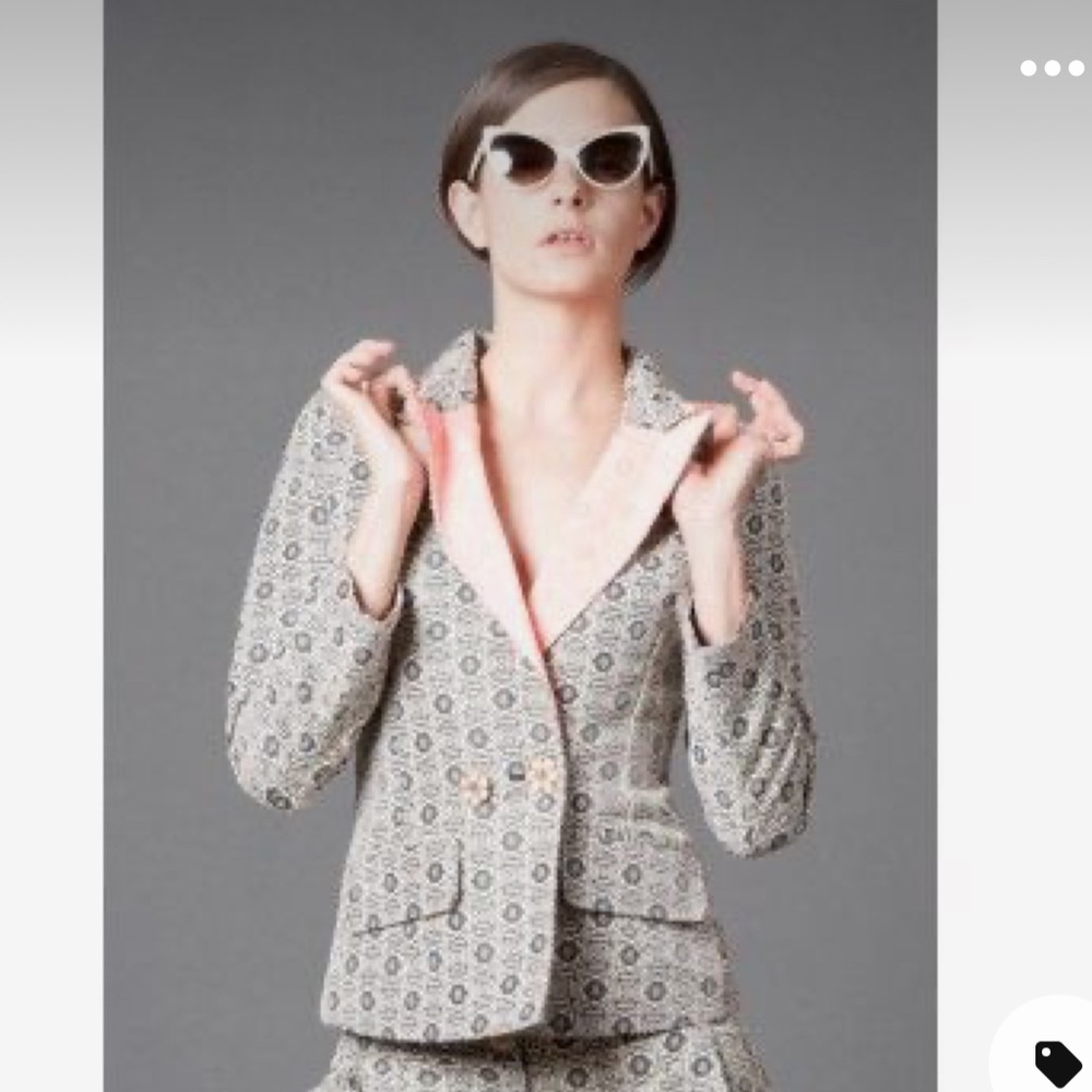 Nuvula blazer grey pink jacket blazer